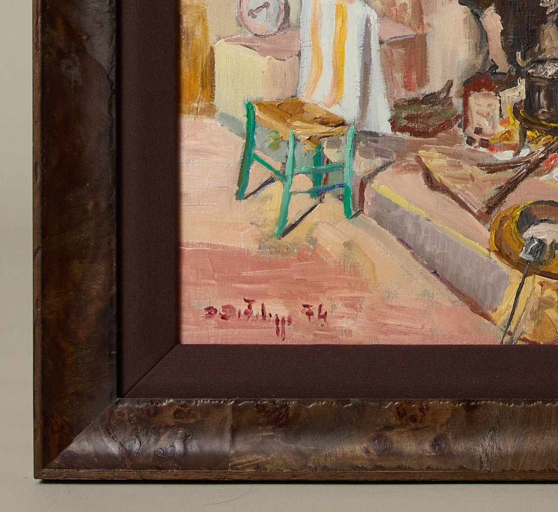 1970 ITALIAN INTERIOR STILL LIFE