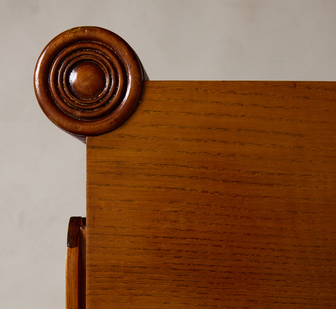 1940S ITALIAN OAK WOOD CREDENZA BY PIER LUIGI COLLI