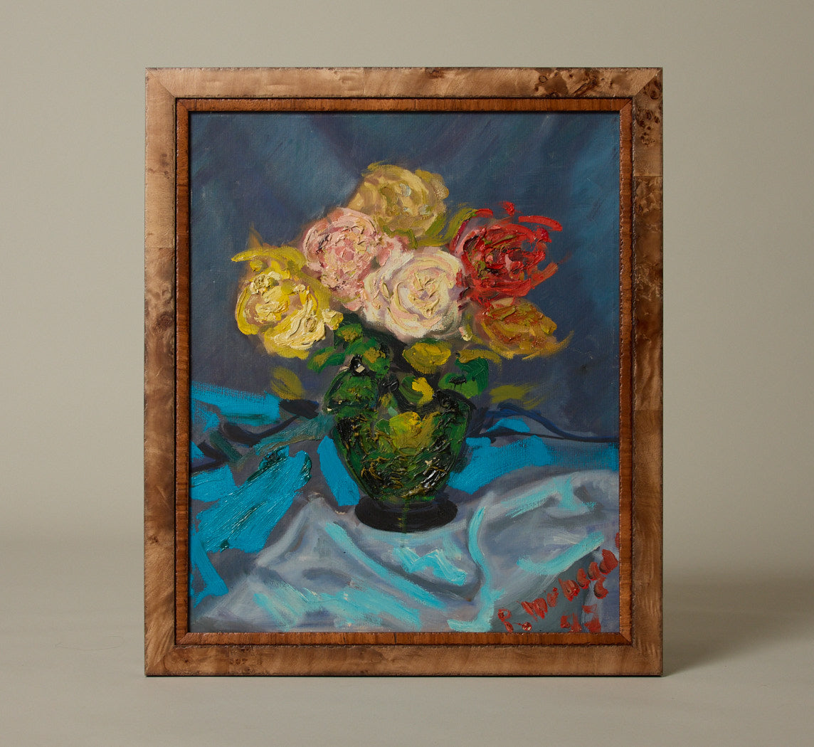 1940S FRENCH STILL LIFE WITH DISTINCT BRUSH STROKES