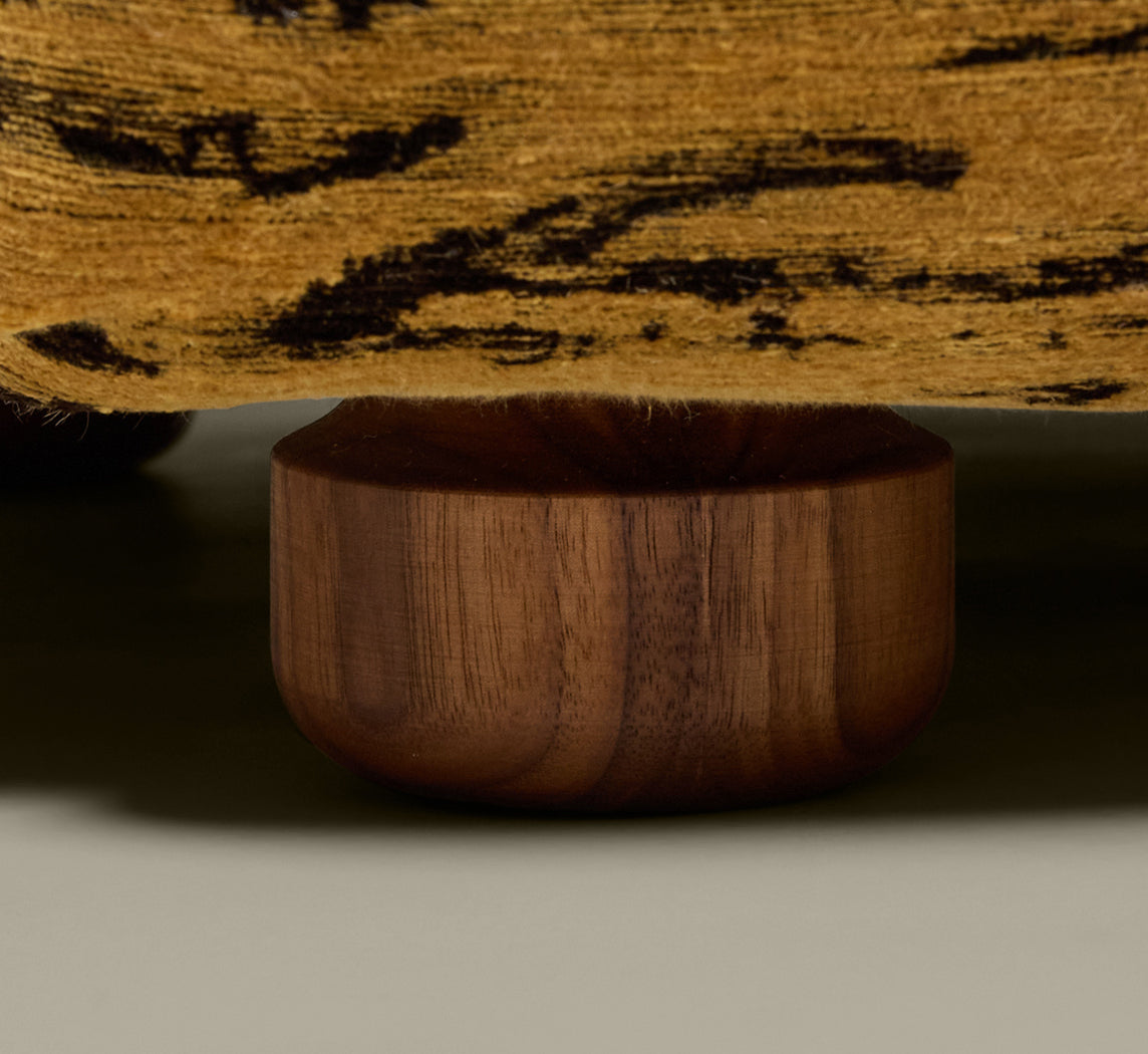 PIERCE & WARD JOHN SOFA IN TIGER WOVEN CHENILLE