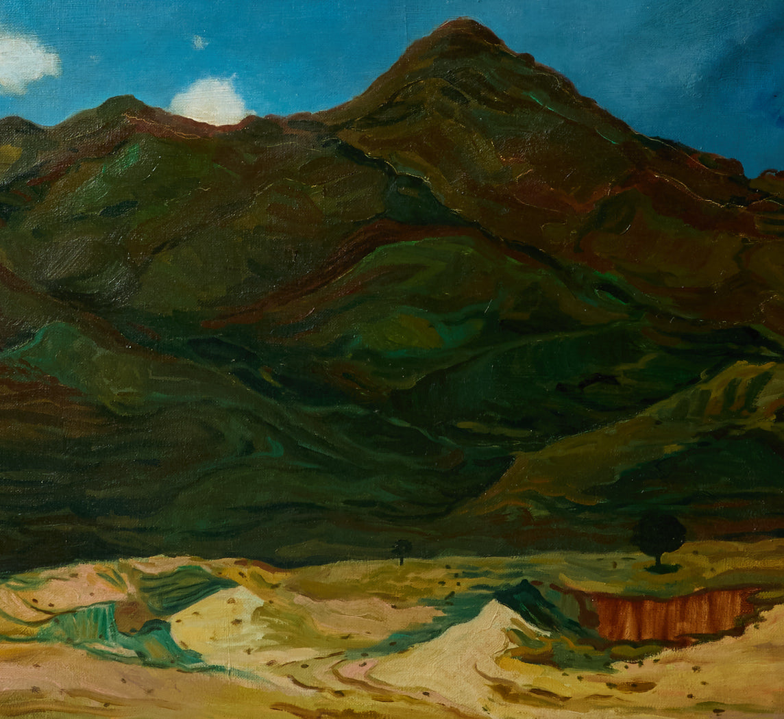 20TH CENTURY SPANISH MOUNTAIN LANDSCAPE