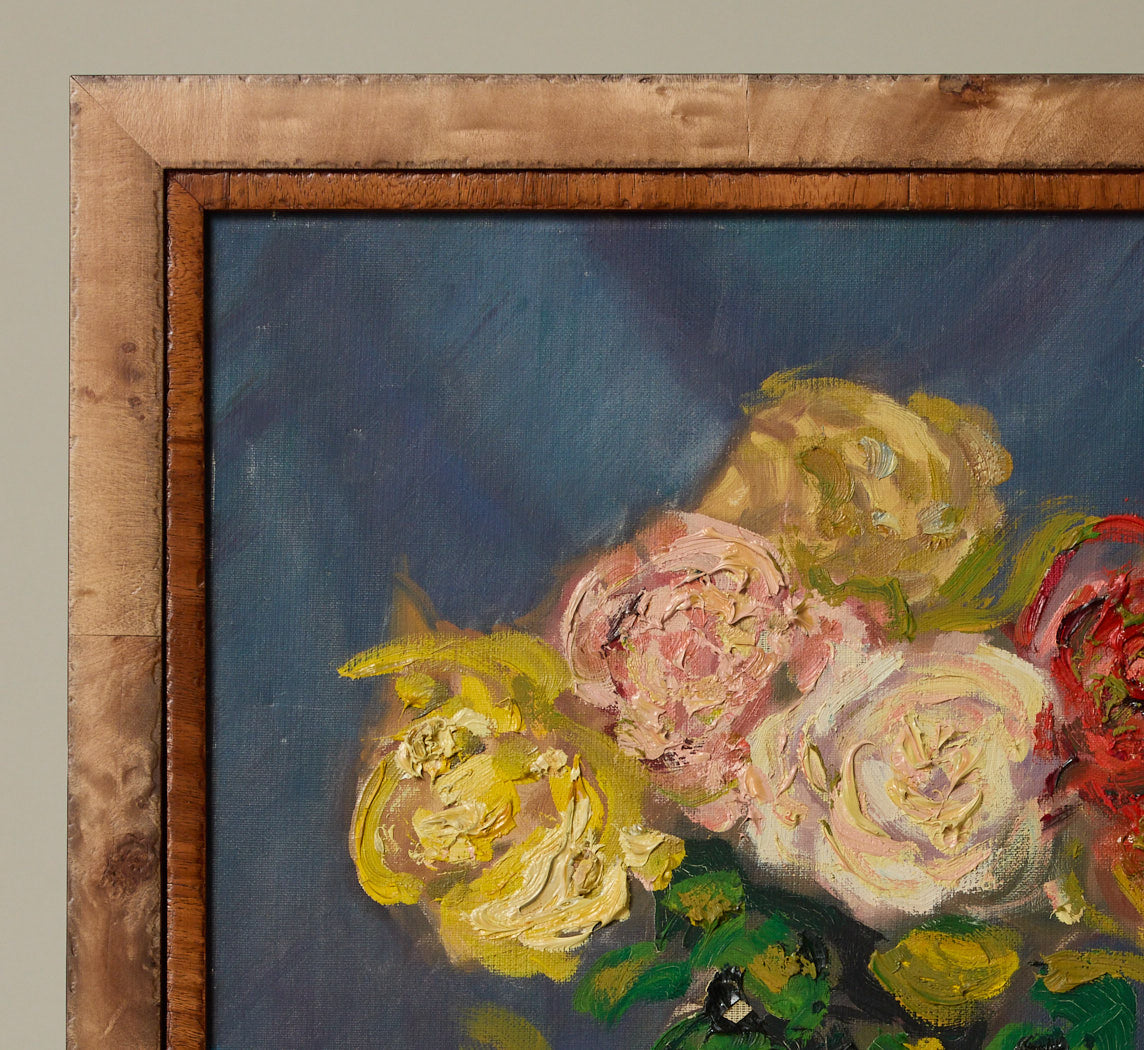 1940S FRENCH STILL LIFE WITH DISTINCT BRUSH STROKES