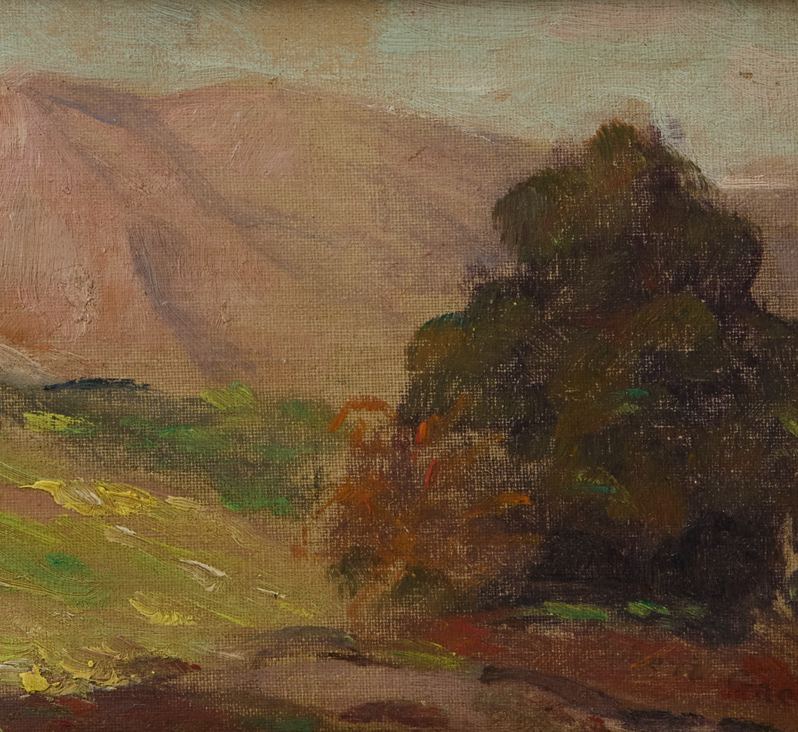 PETITE EARLY 20TH CENTURY AMERICAN IMPRESSIONIST LANDSCAPE