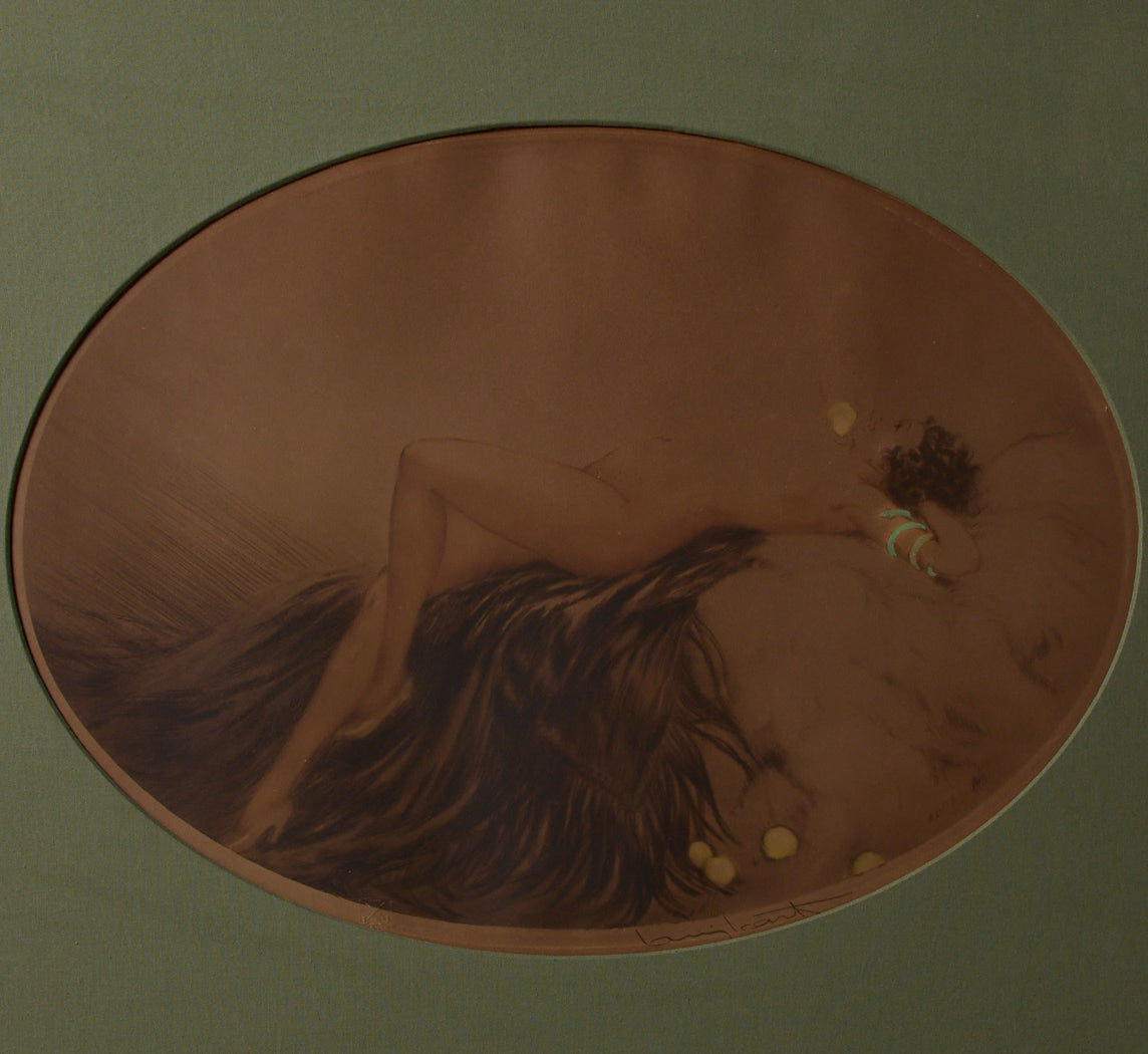 FRENCH "RECLINING NUDE" LITHOGRAPH (1888 - 1950)