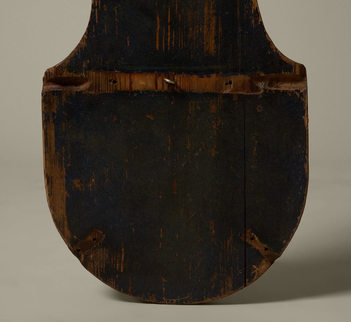 1920S ART DECO PAINTING ON SCULPTURAL WOOD