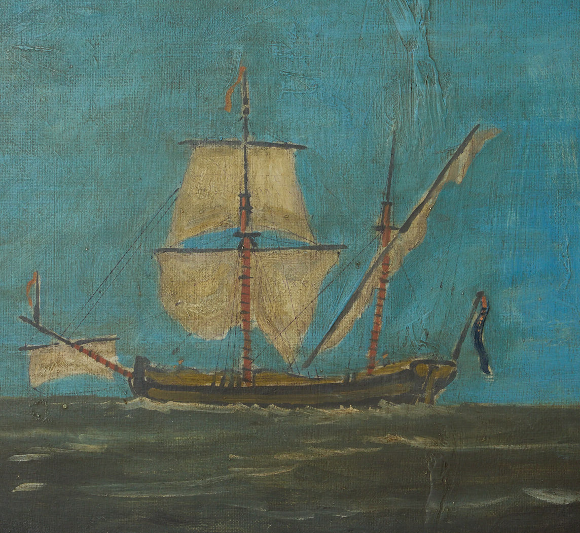 ANTIQUE AMERICAN SHIP CIRCA 1900S
