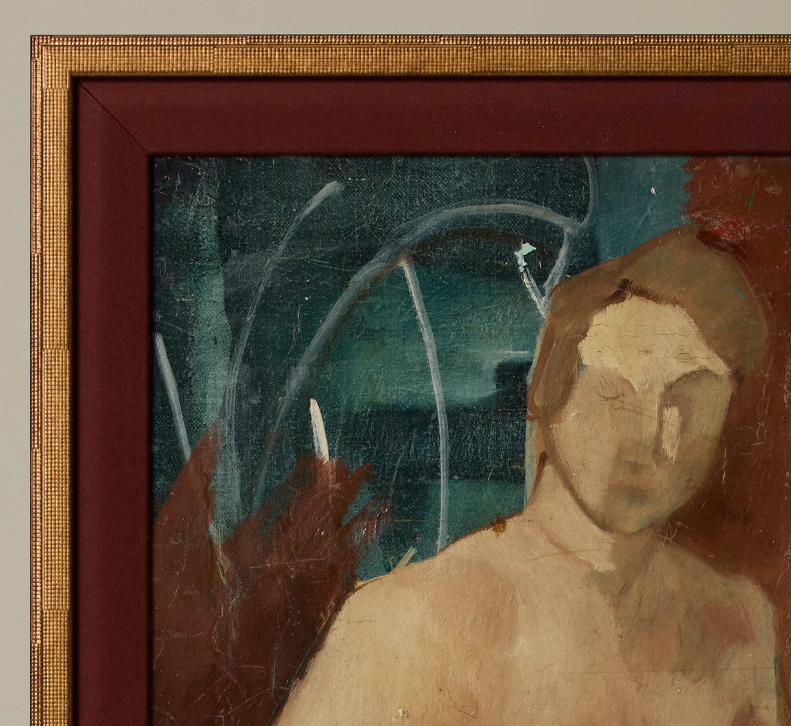 1930S FRENCH SCHOOL SEATED NUDE