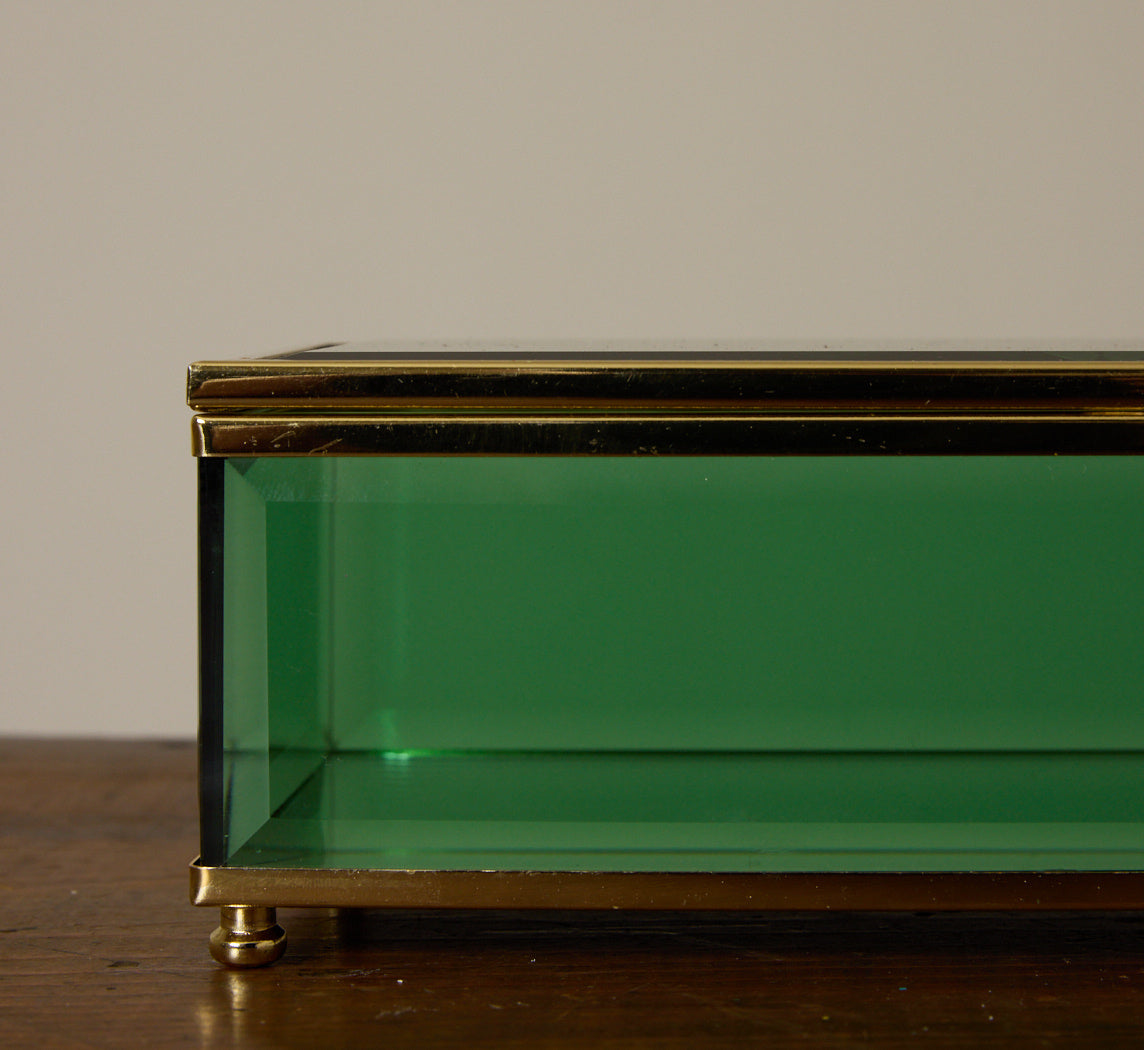 1950S FONTANA ARTE EMERALD BOX