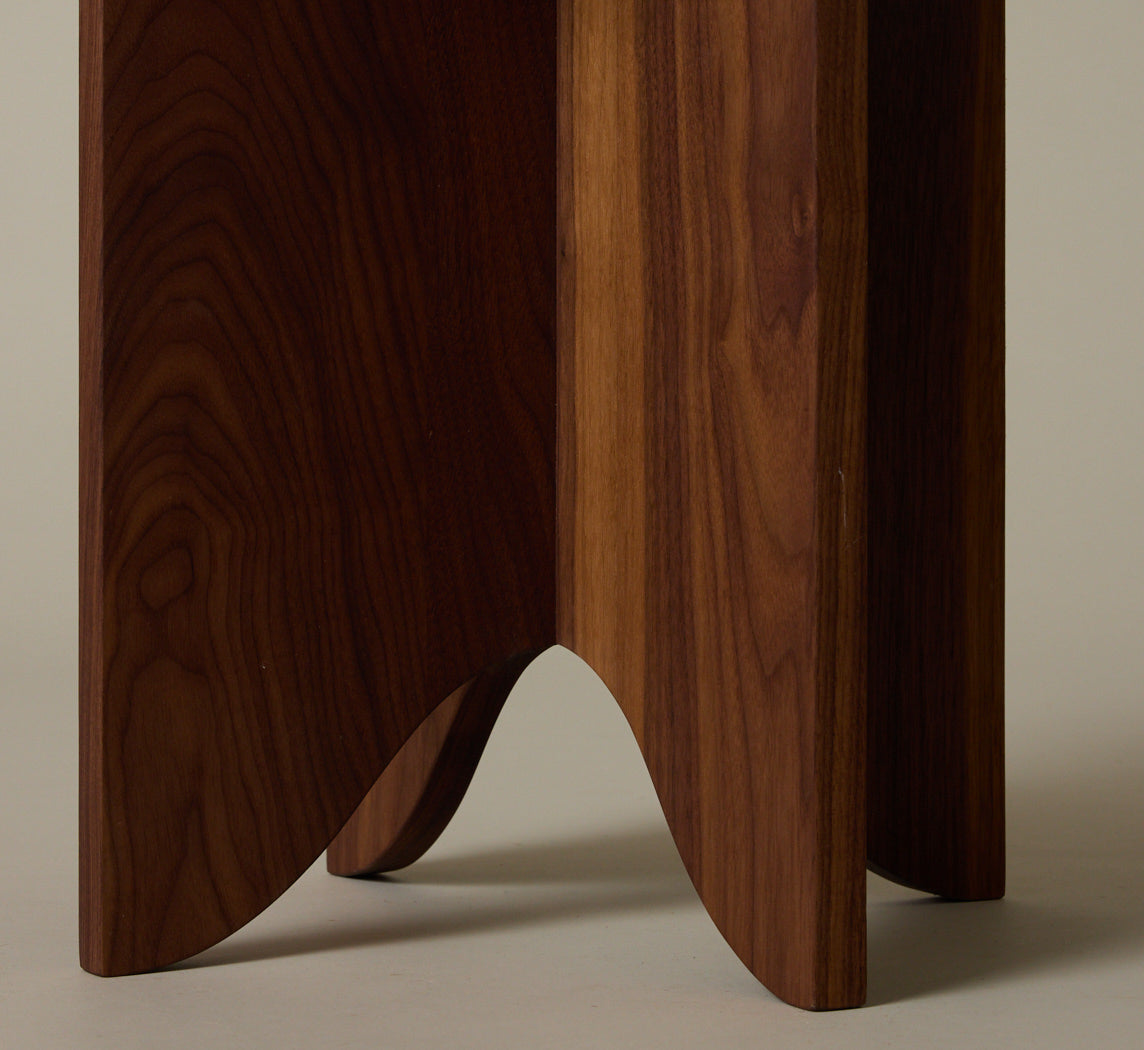 PIERCE & WARD LLOYD SIDE STOOL IN OLIVE CHENILLE