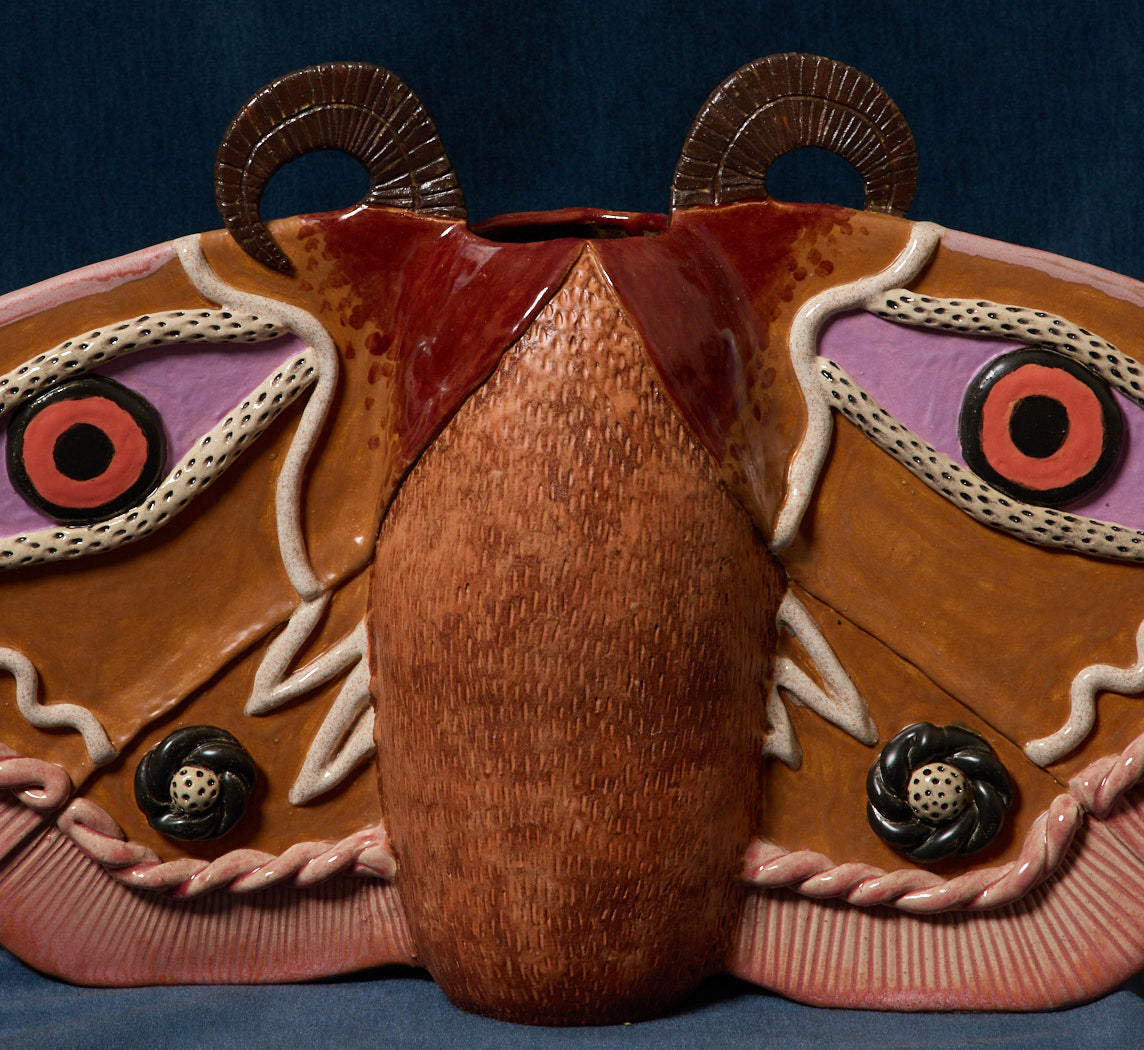 MOTH VASE BY PEARCE WILLIAMS