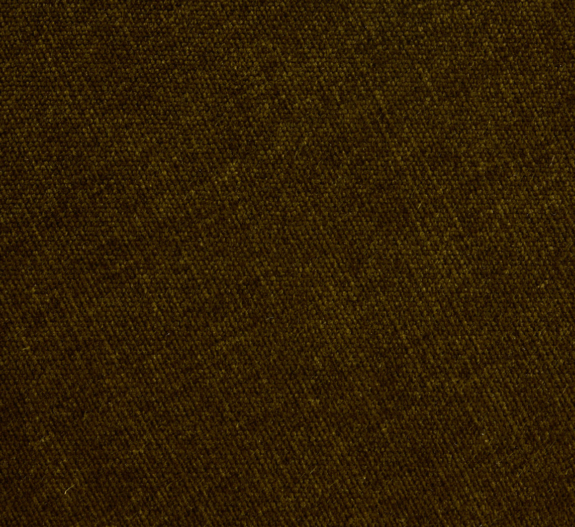 PIERCE & WARD LLOYD SIDE STOOL IN WALNUT AND OLIVE CHENILLE