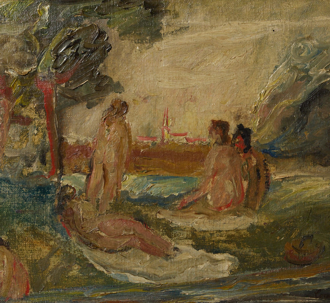 EARLY 20TH CENTURY WOMEN BATHING