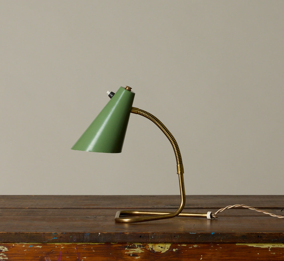 1950S ITALIAN BRASS TABLE LAMP