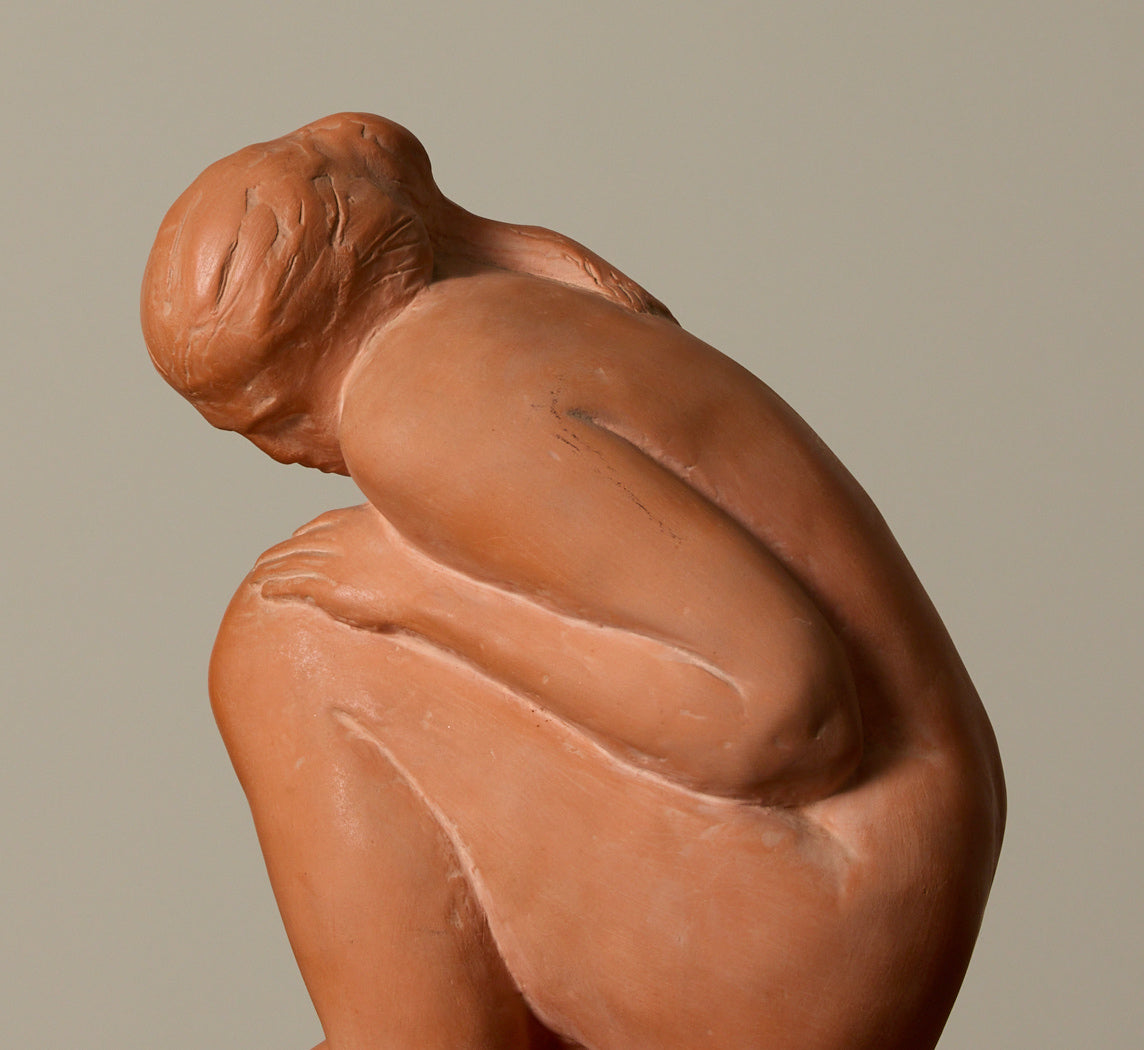 HUNGARIAN ART DECO TERRACOTTA SCULPTURE