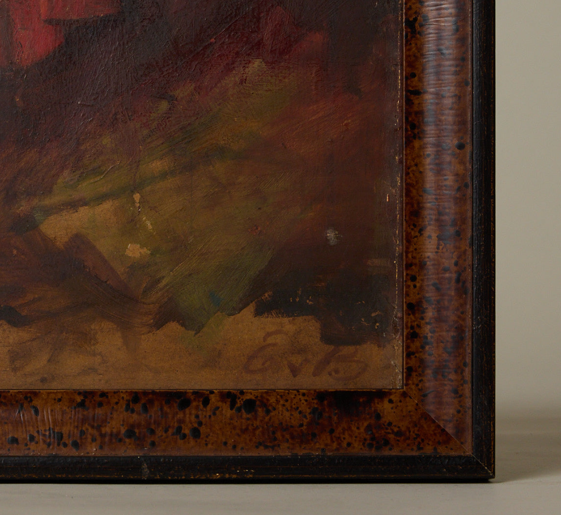 LATE 19TH CENTURY ITALIAN STILL LIFE WITH RED CLOTH