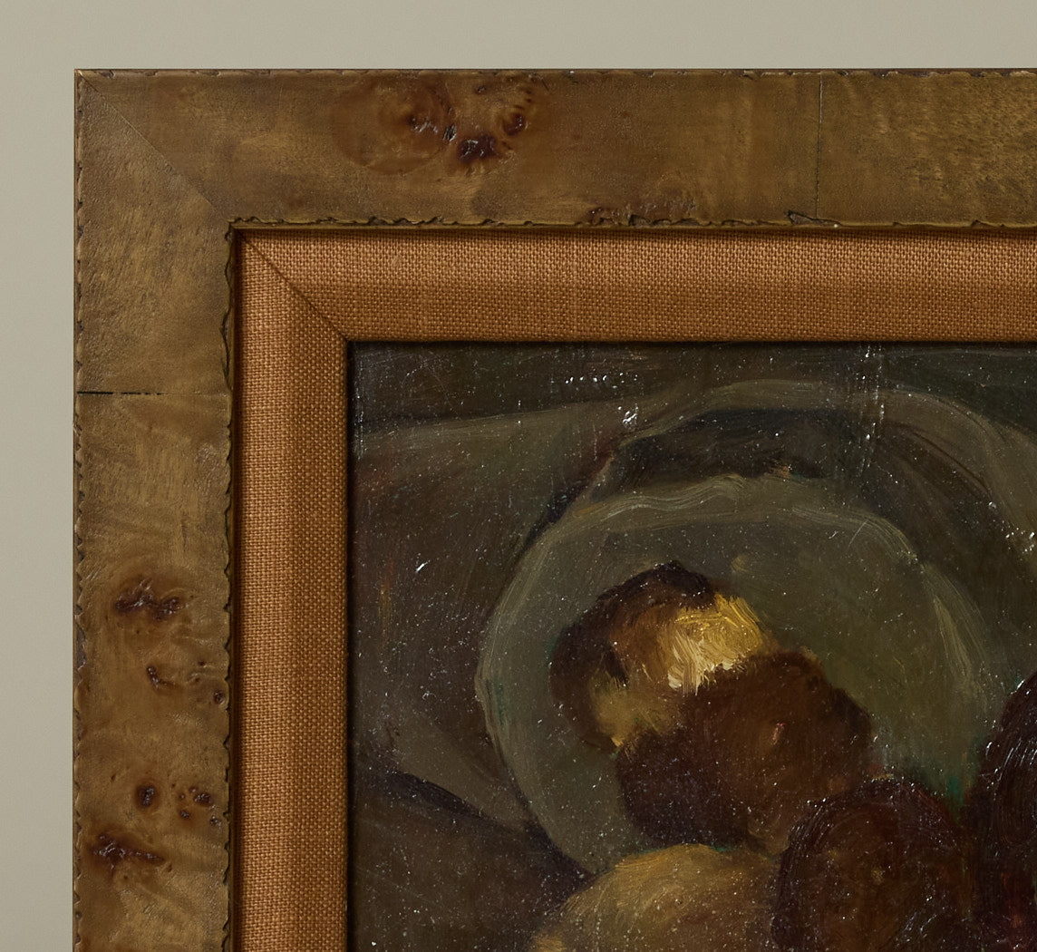 EARLY 19TH CENTURY ITALIAN STILL LIFE OF FUNGI BY LUIGI SERRALUNGA (1880-1940)