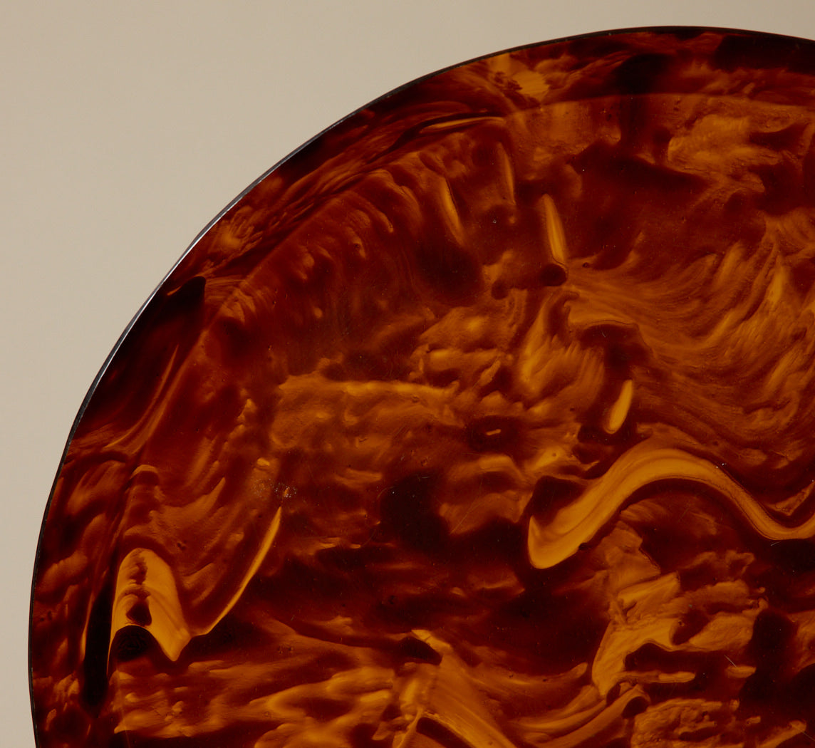 1970S ITALIAN TORTOISE SHELL LUCITE TRAY