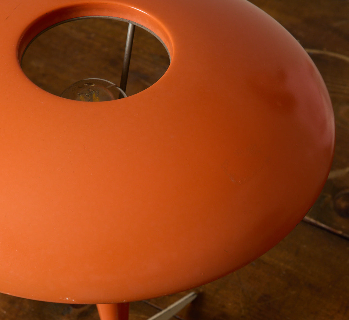 1950S BIJOU ORANGE TABLE LAMP BY LOUIS KALFF