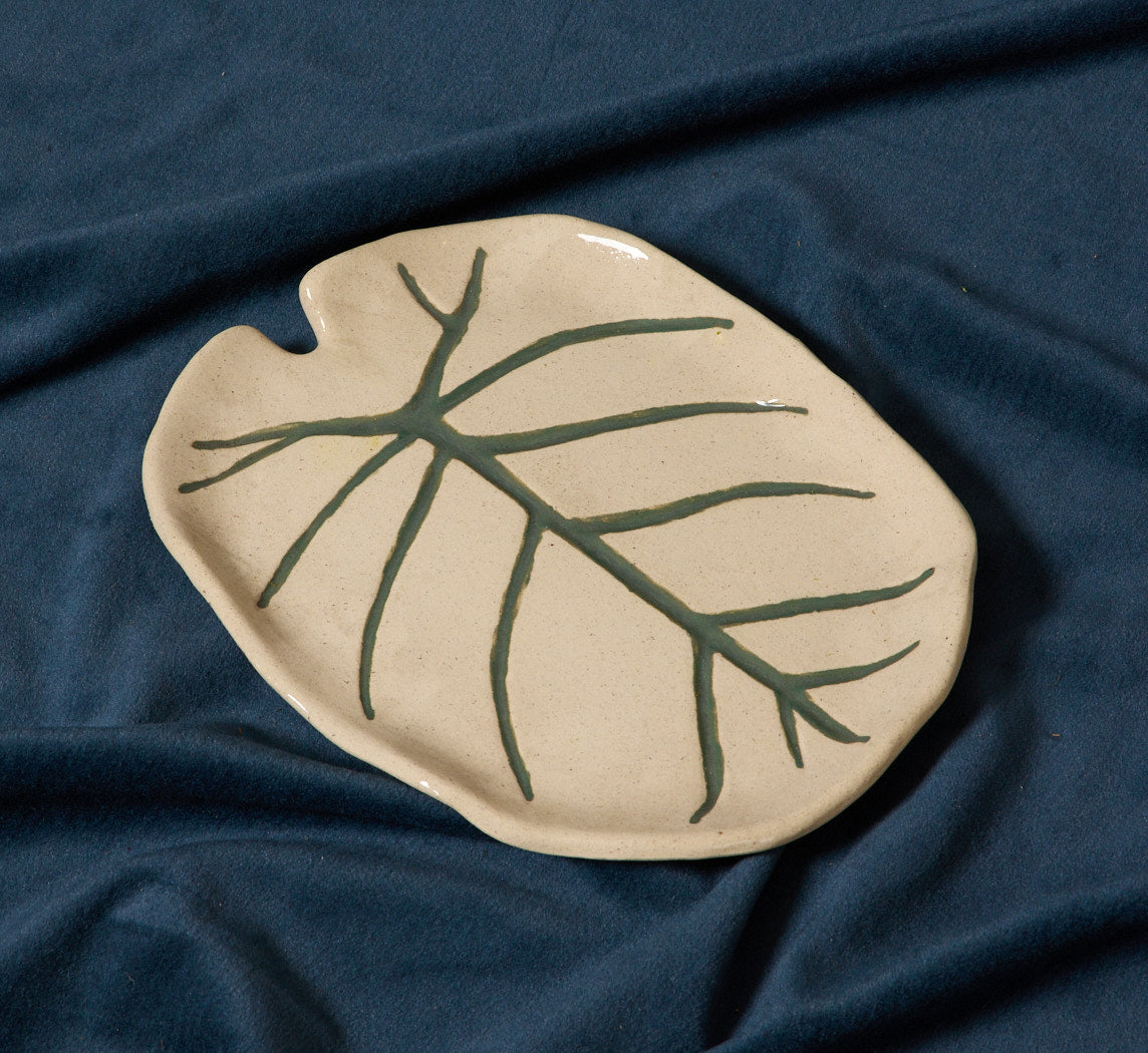 FROG PLANTER WITH LILY PAD PLATE BY PEARCE WILLIAMS