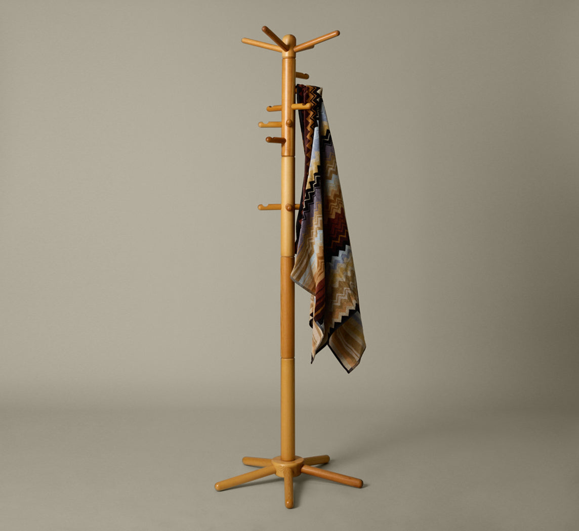 1970S SWEDISH BEECH COAT RACK