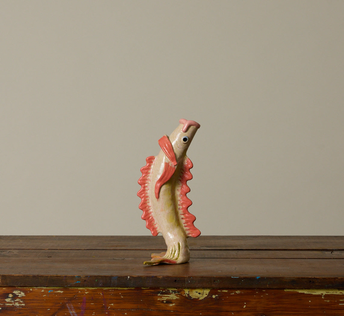PEARCE WILLIAMS SMALL CORAL FISH VASE