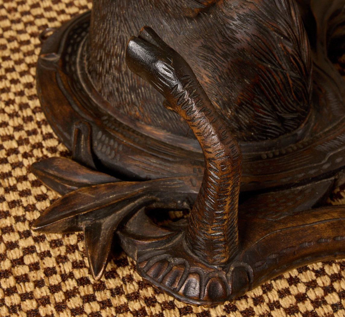 19TH CENTURY BLACK FOREST COAT RACK