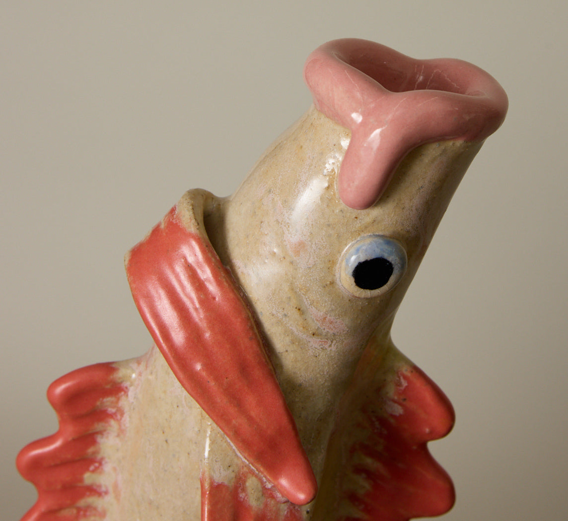 PEARCE WILLIAMS SMALL CORAL FISH VASE