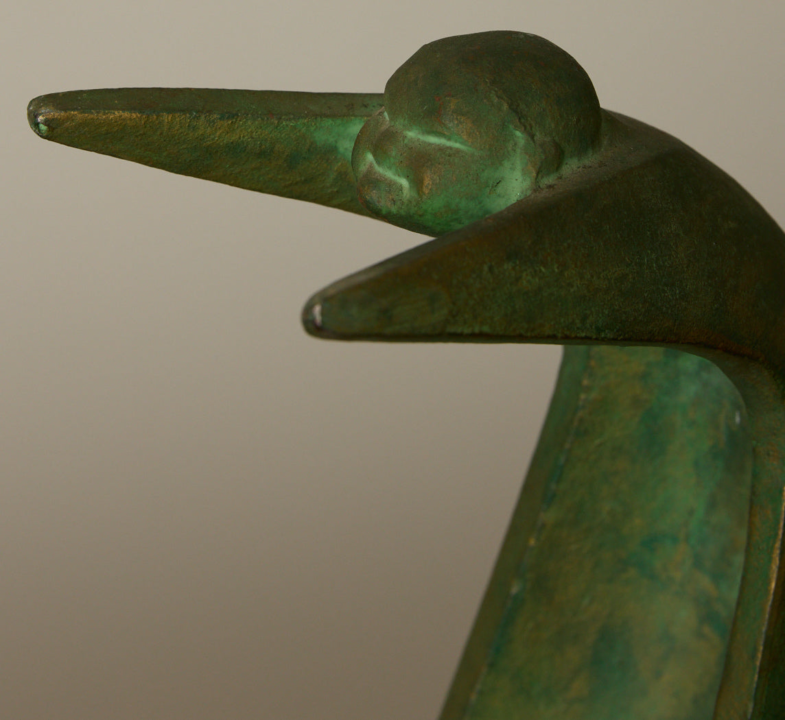 VINTAGE JAPANESE CAST IRON TWINS BY SAEGUSA SOTARO