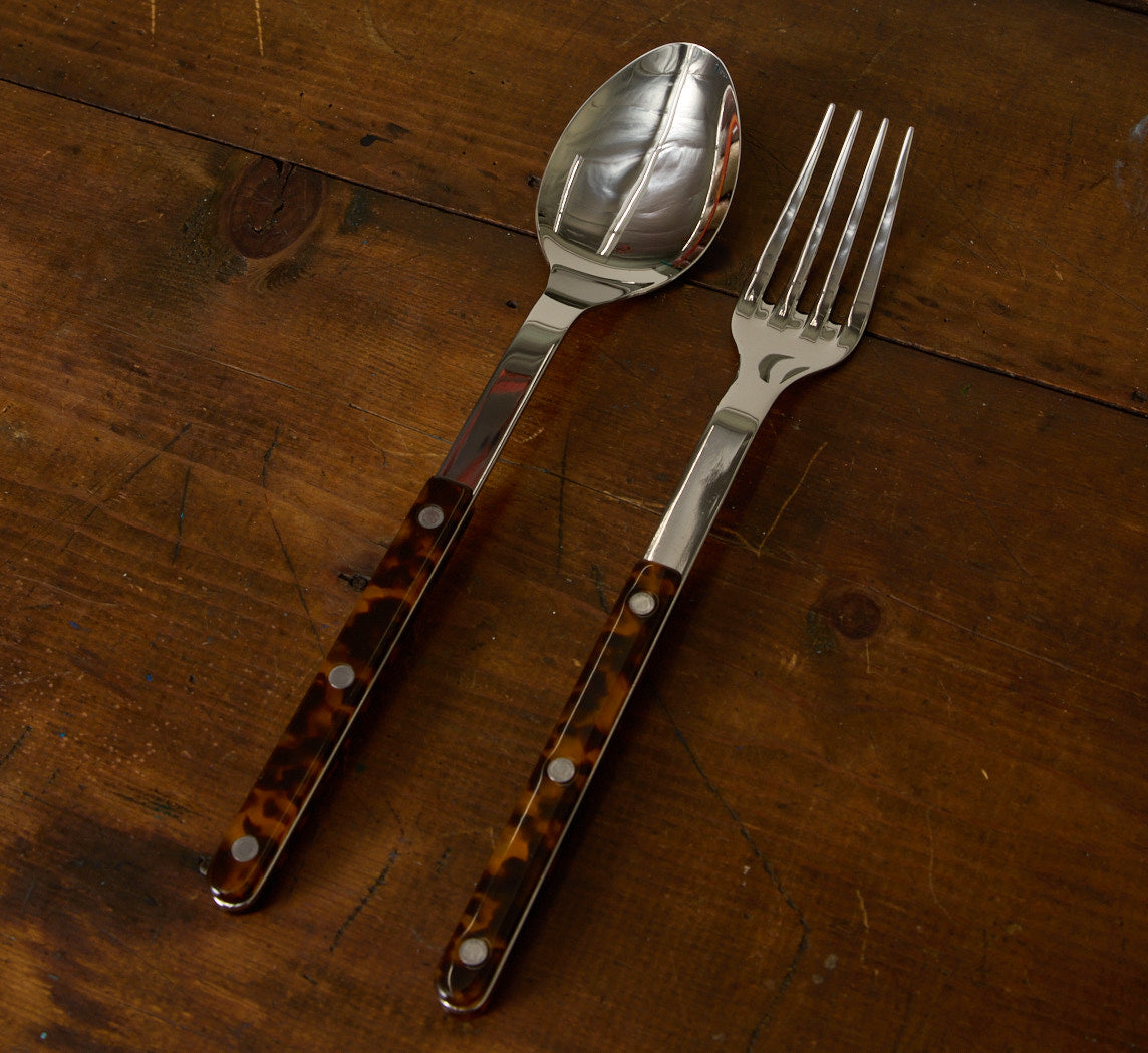 SABRE BISTRO SERVING SET IN TORTOISE