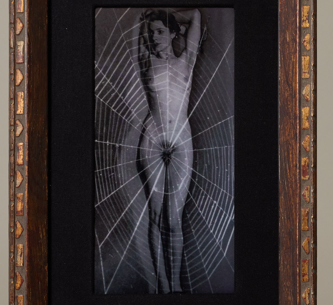 PHOTOLITHOGRAPH OF SPIDER LADY BY MAN RAY, 1930