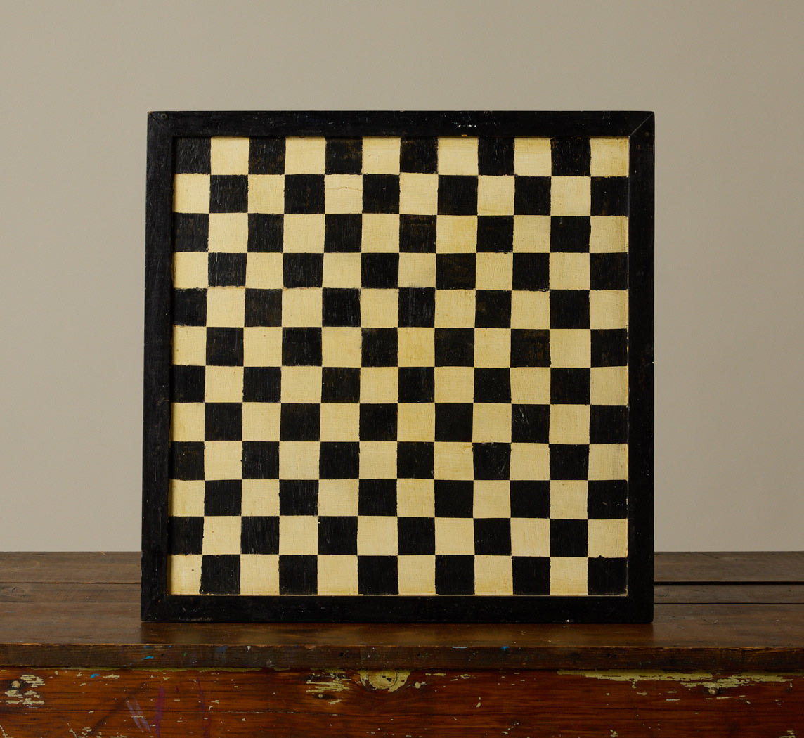 20TH FOLK ART PLAYING CARD GAME BOARD