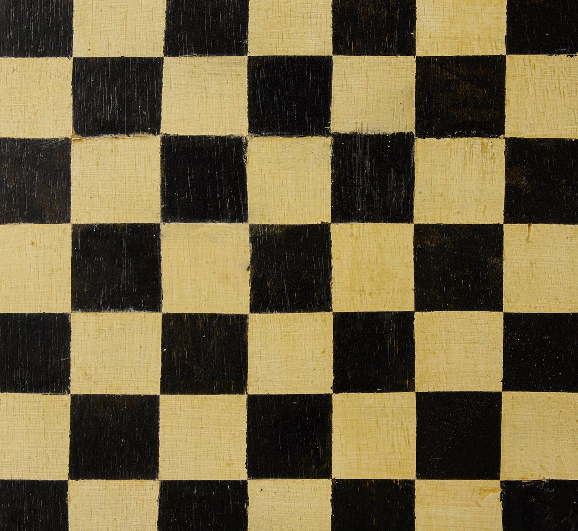 20TH FOLK ART PLAYING CARD GAME BOARD