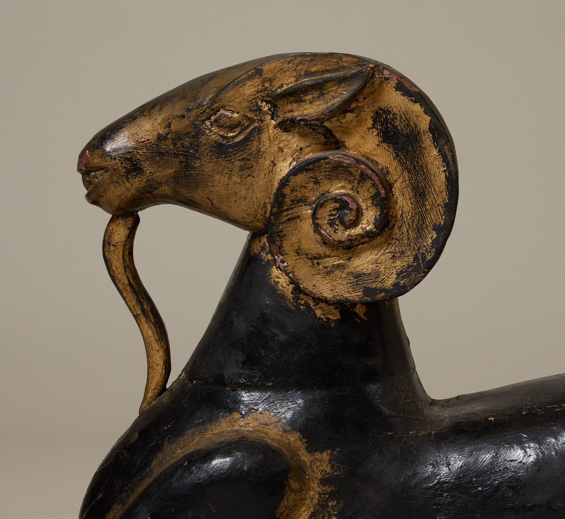 EARLY 20TH CENTURY TWO-HEADED RAM