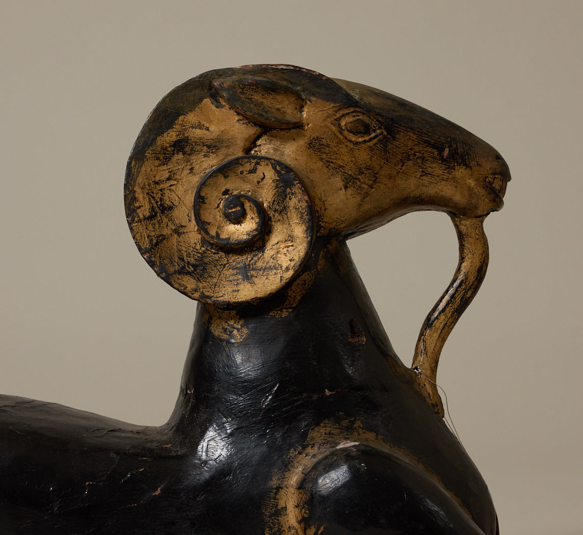 EARLY 20TH CENTURY TWO-HEADED RAM