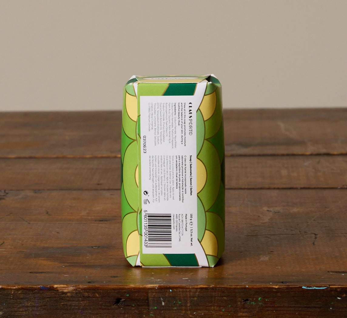 ALFACE ALMOND OIL SOAP BAR BY CLAUS PORTO