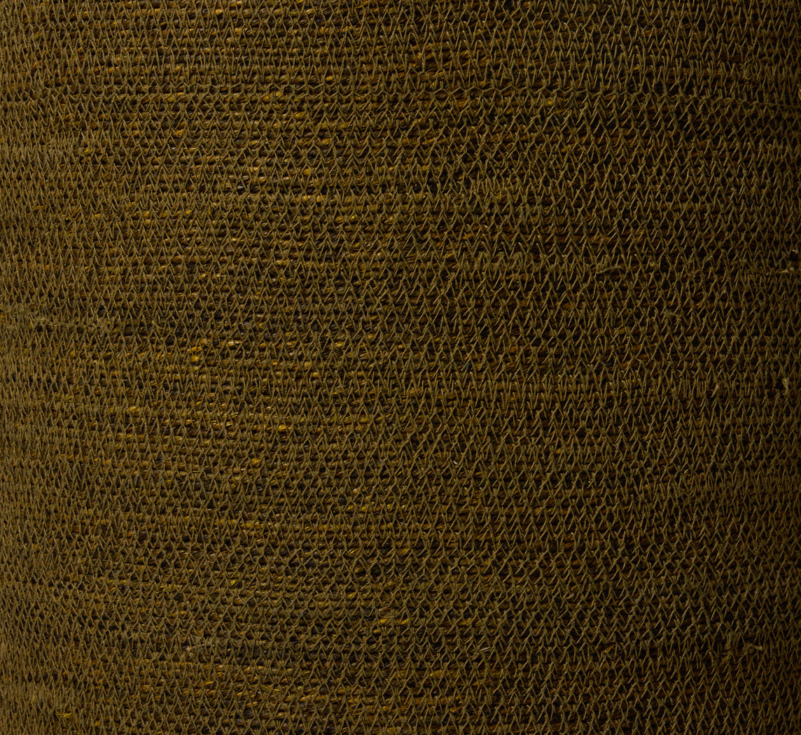 OLIVE WOVEN HAMPER BASKET