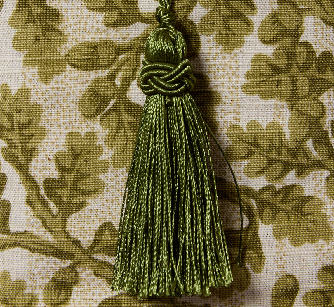 PIERCE & WARD GREEN LEAF TISSUE BOX COVER