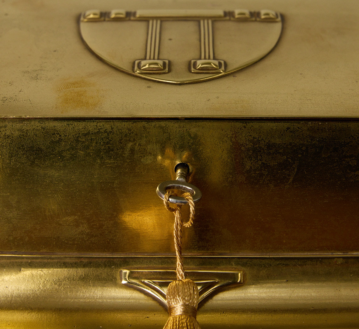 WMF ART DECO JEWELRY BOX, VIENNA, CIRCA 1910