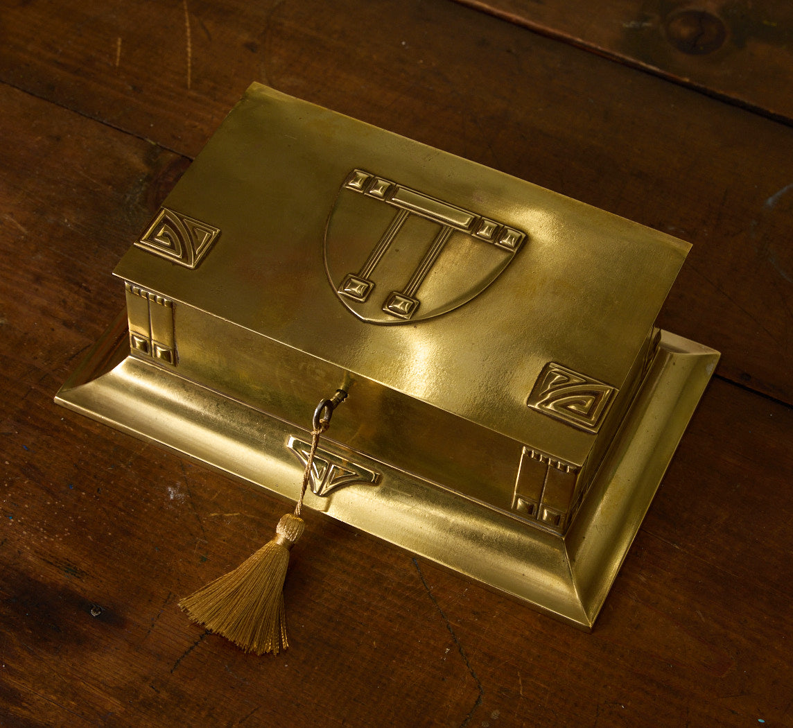 WMF ART DECO JEWELRY BOX, VIENNA, CIRCA 1910
