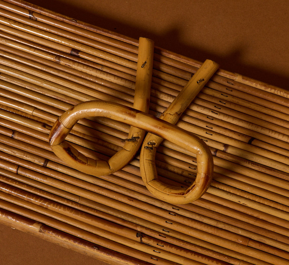 1950S ITALIAN BAMBOO WALL COAT HANGER
