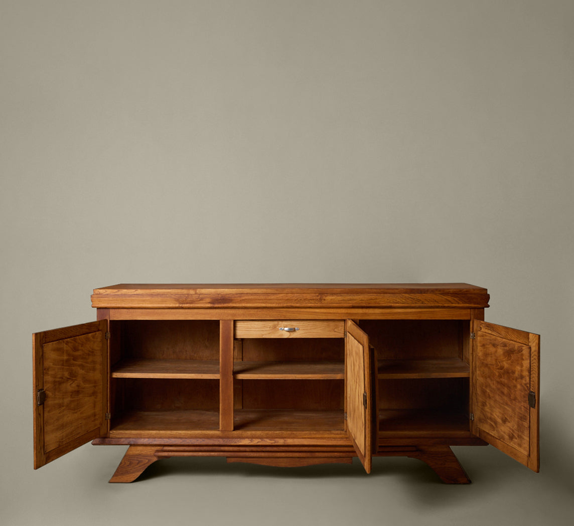 OAK SIDEBOARD IN THE STYLE OF CHARLES DUDOUYT