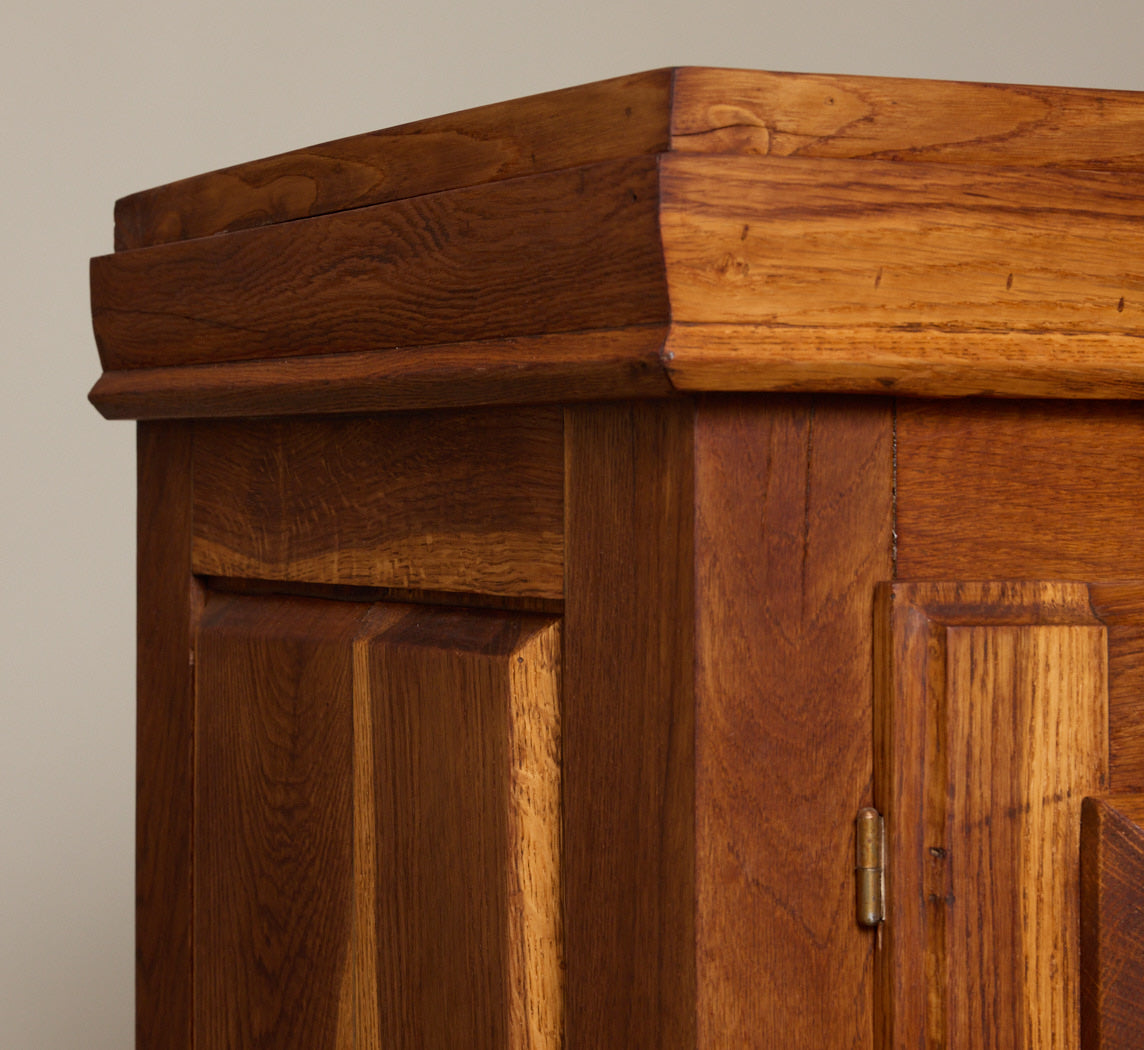 OAK SIDEBOARD IN THE STYLE OF CHARLES DUDOUYT