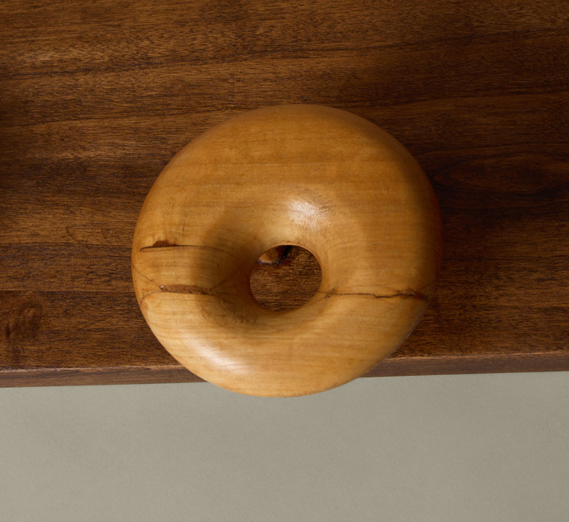 1950S SCANDINAVIAN WOODEN COAT RACK