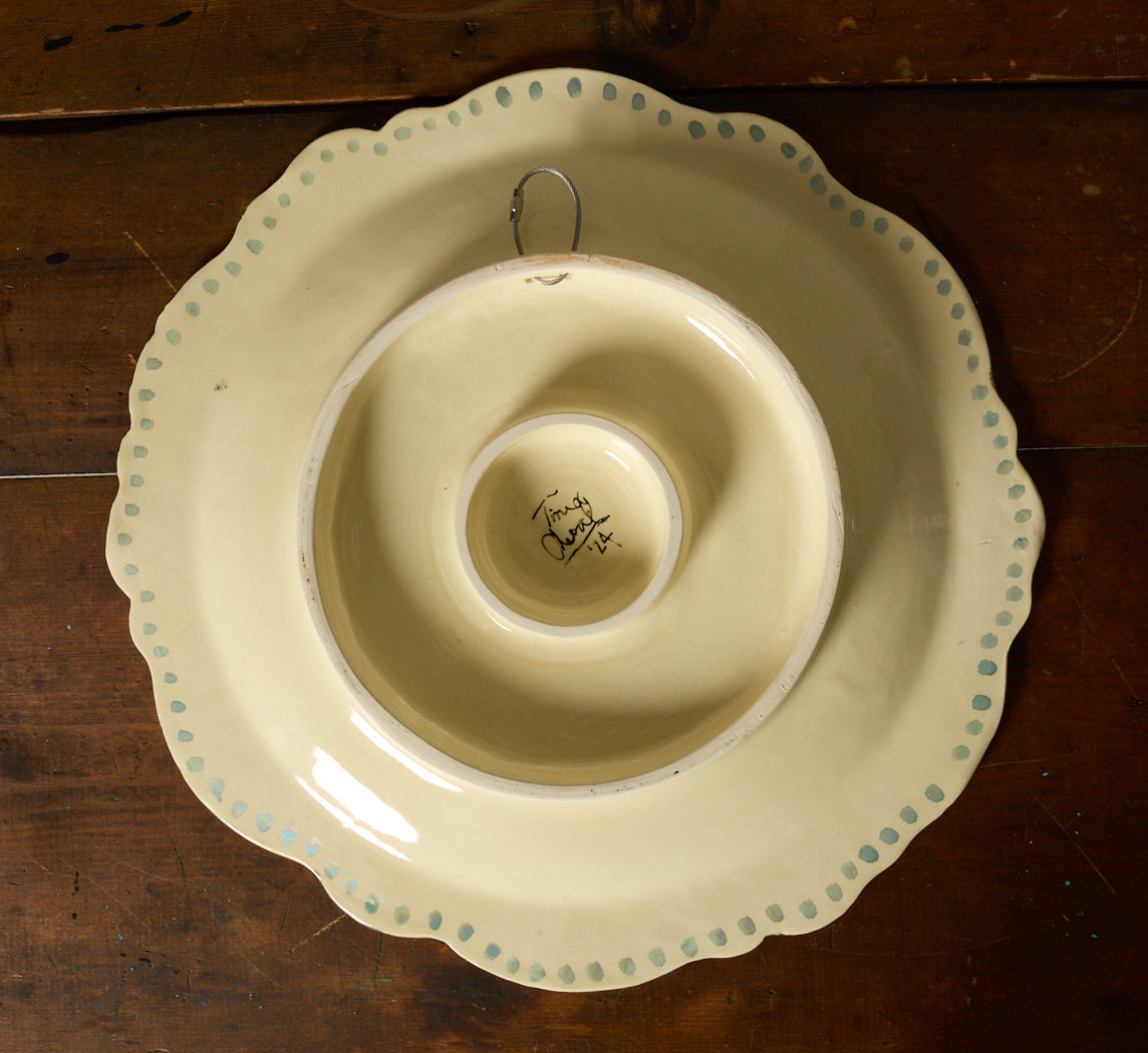 FANCY SERPENTS WALL PLATE BY TINA CHARAD