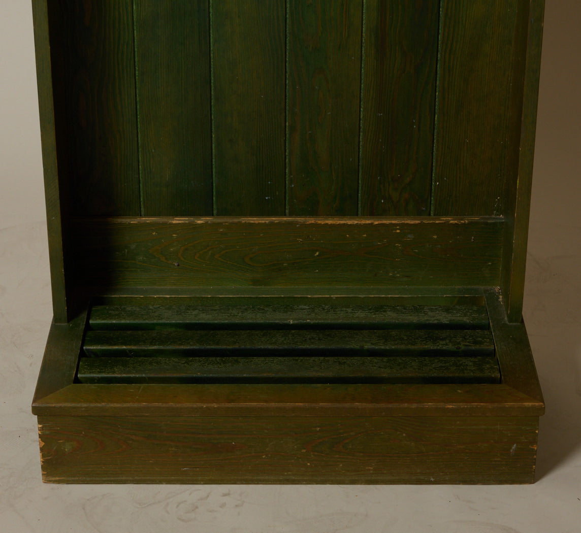 MIDCENTURY SWEDISH GREEN PINE HALL TREE