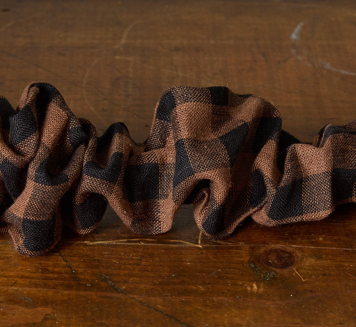 PIERCE & WARD TOFFEE PLAID CORD COVER
