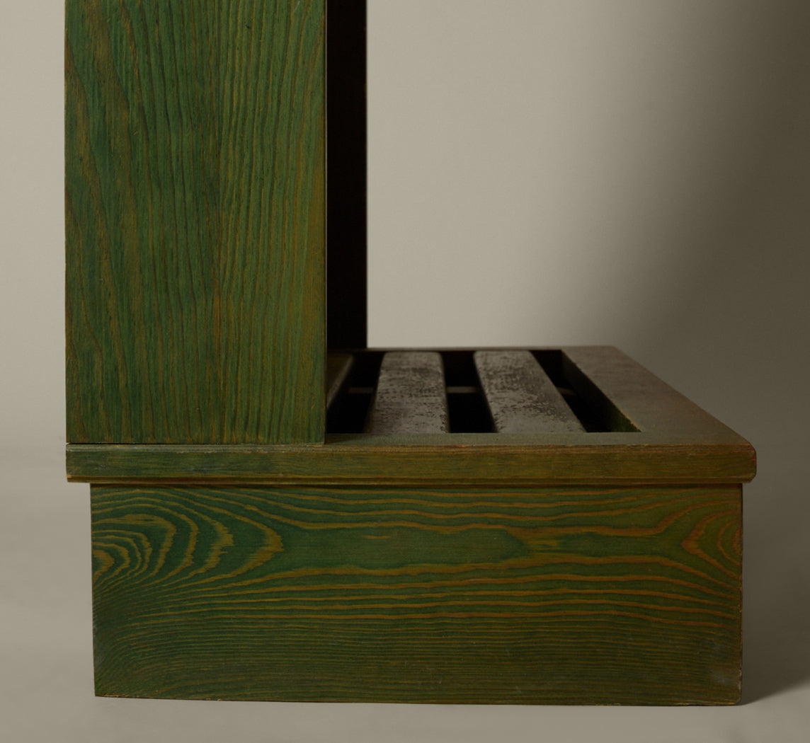 MIDCENTURY SWEDISH GREEN PINE HALL TREE