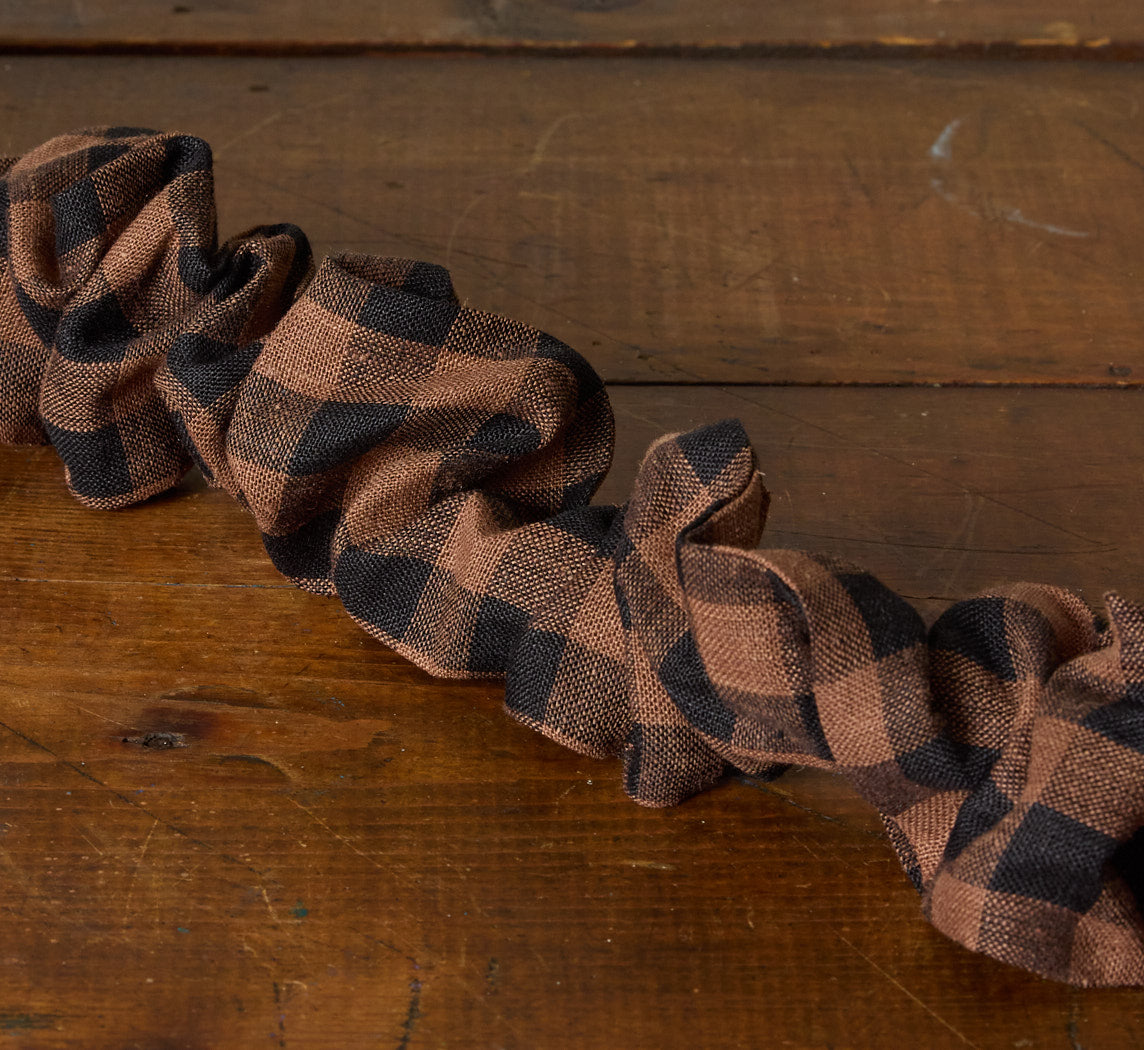 PIERCE & WARD TOFFEE PLAID CORD COVER