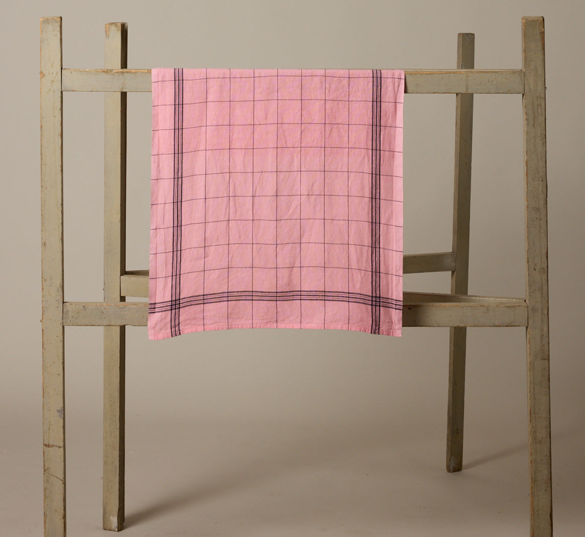 CHARVET FRENCH LINEN TEA TOWEL IN BUVARD