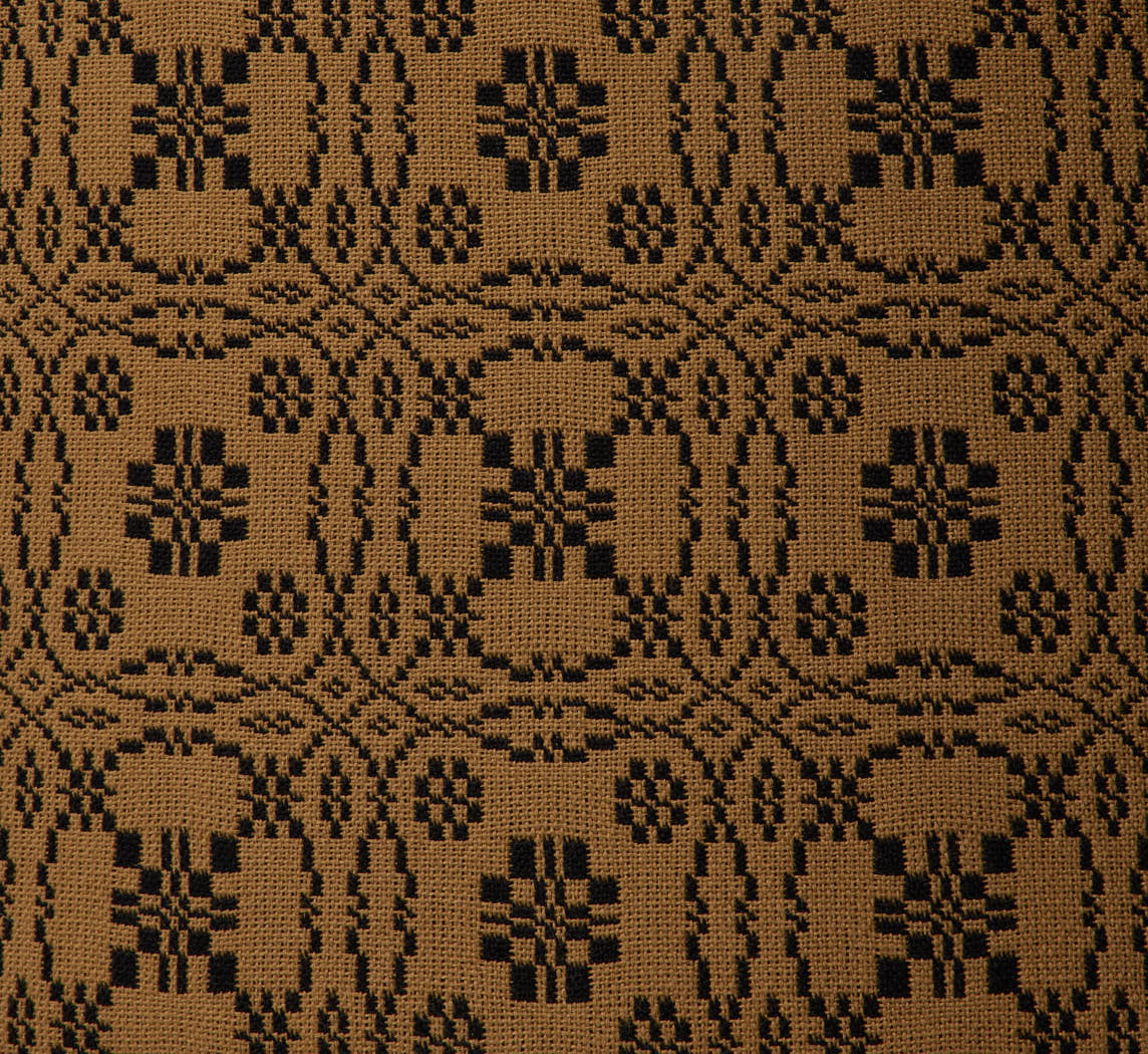 PIERCE & WARD CIRCLE OTTOMAN IN LOVER'S KNOT